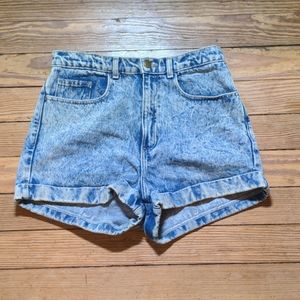 American Apparel high waist jean  shorts